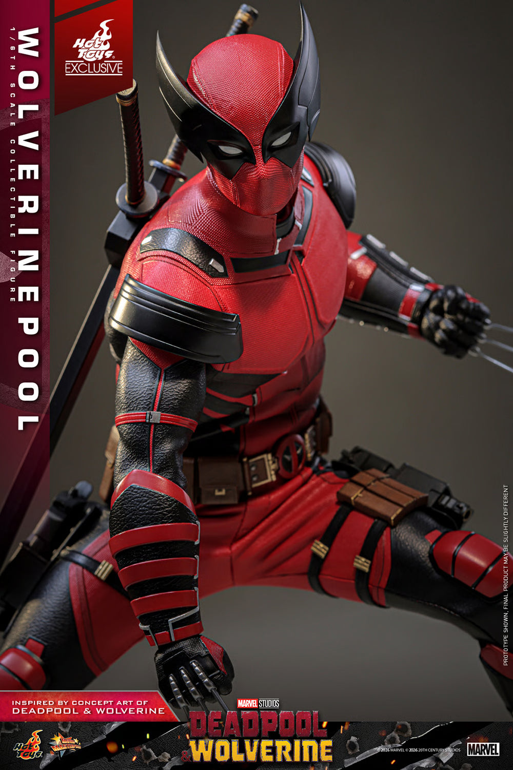 Deadpool & Wolverine MMS857 Wolverinepool 1/6th Scale Collectible Figure