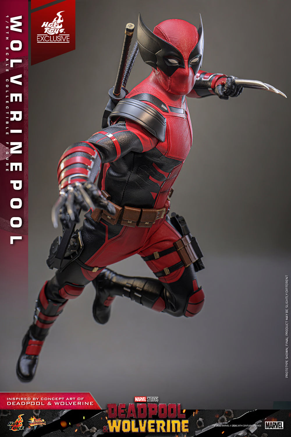 Deadpool & Wolverine MMS857 Wolverinepool 1/6th Scale Collectible Figure