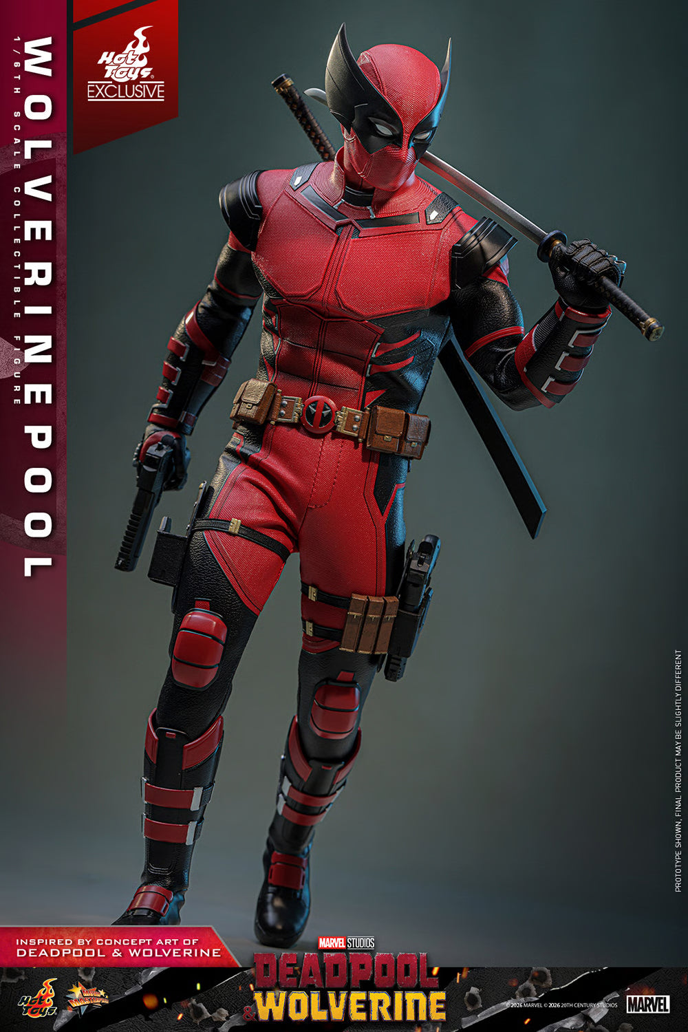 Deadpool & Wolverine MMS857 Wolverinepool 1/6th Scale Collectible Figure