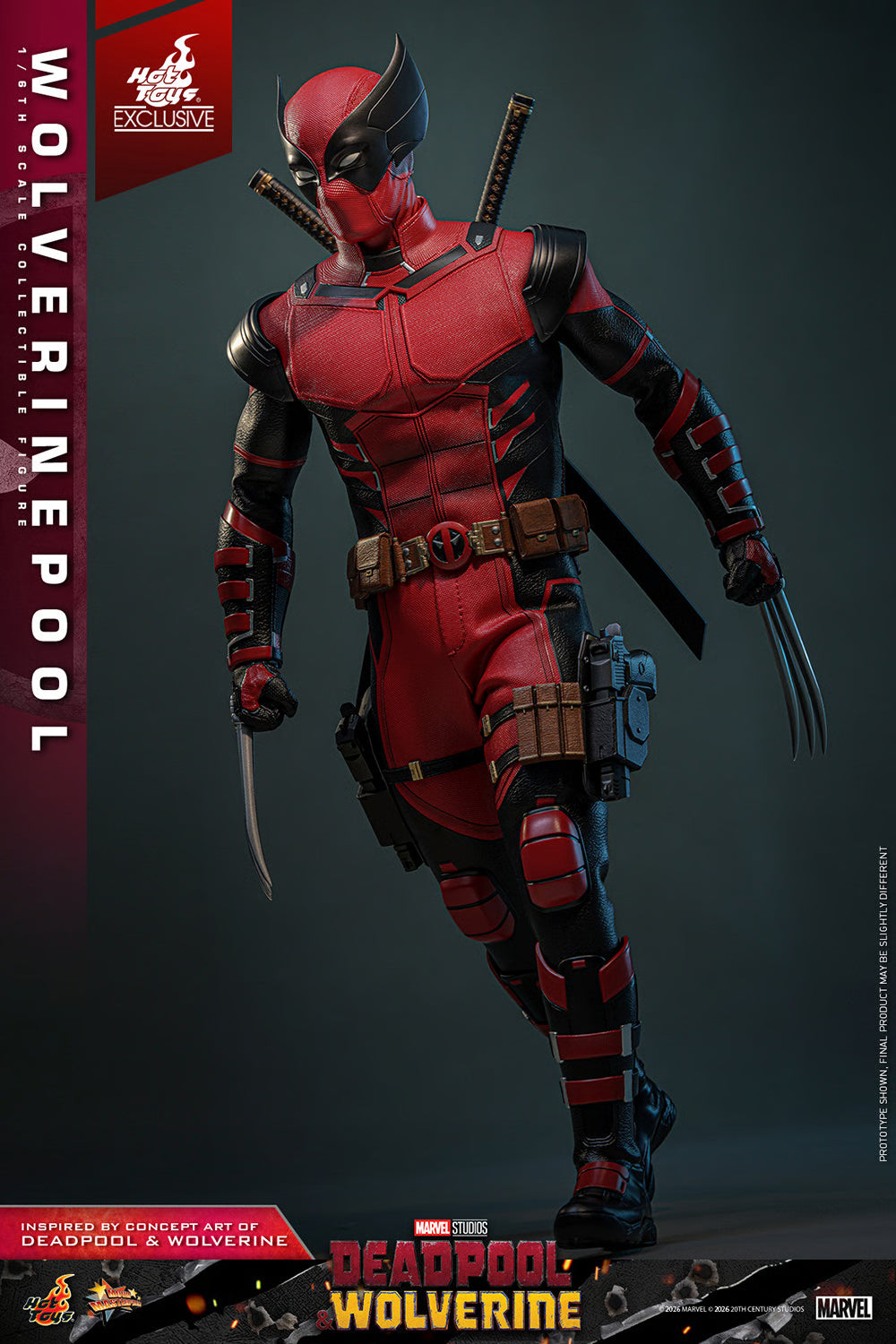 Deadpool & Wolverine MMS857 Wolverinepool 1/6th Scale Collectible Figure