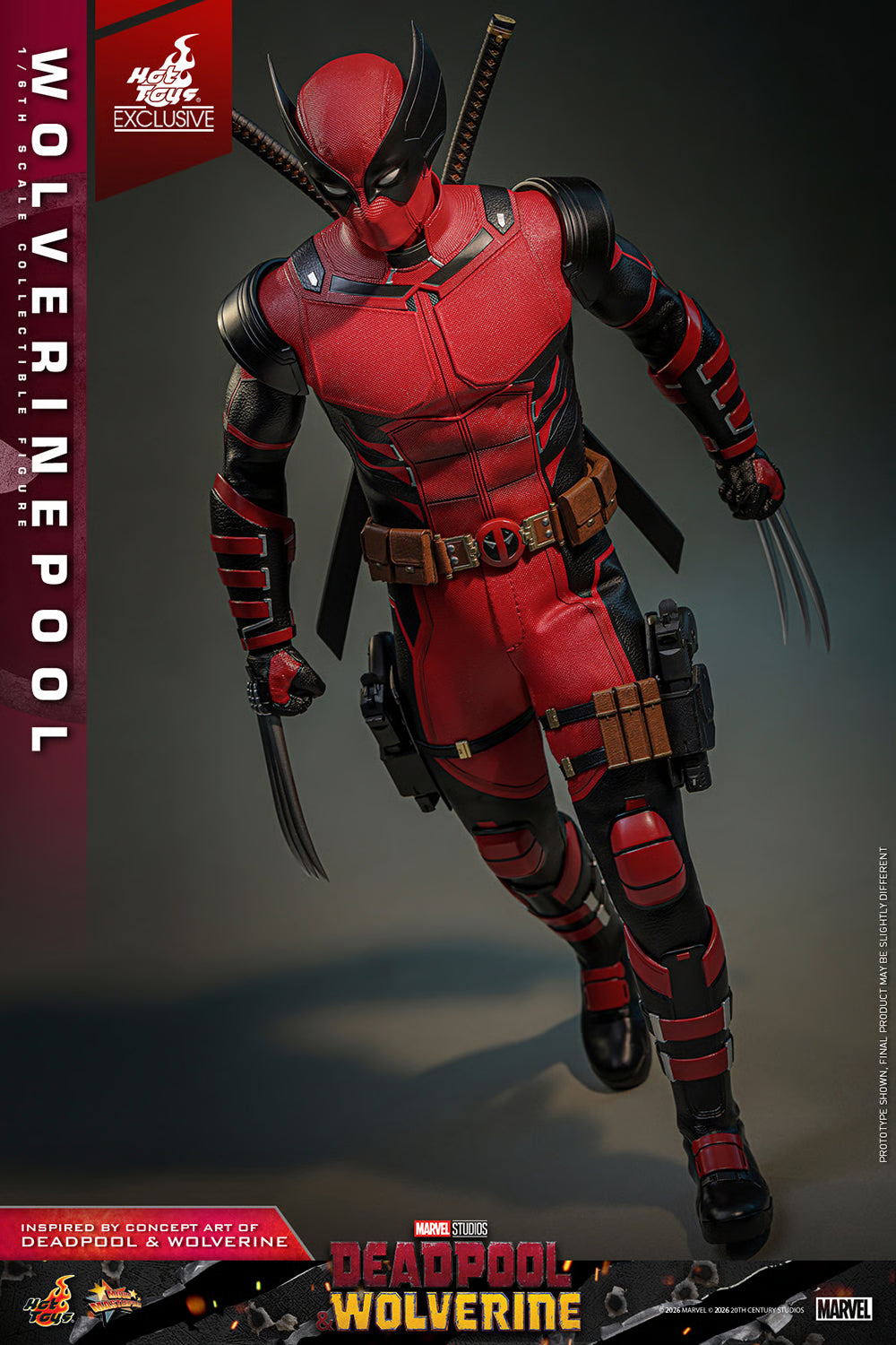 Deadpool & Wolverine MMS857 Wolverinepool 1/6th Scale Collectible Figure