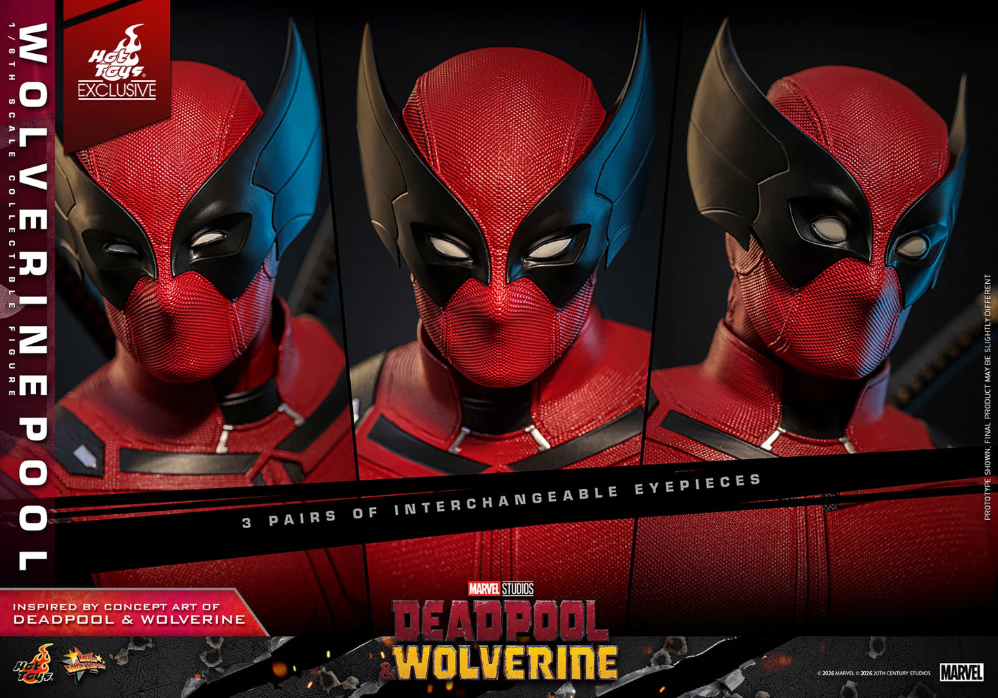 Deadpool & Wolverine MMS857 Wolverinepool 1/6th Scale Collectible Figure