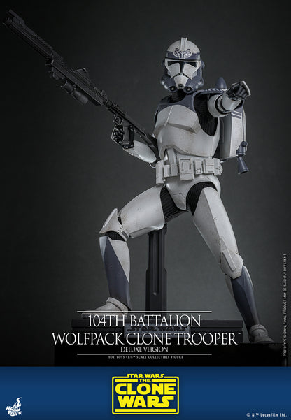 Pre-Order - Star Wars: The Clone Wars TMS143 104th Battalion Wolfpack Clone Trooper Deluxe 1/6th Scale Collectible Figure