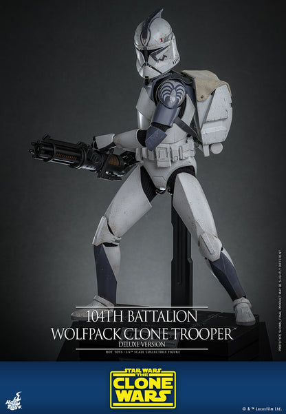 Pre-Order - Star Wars: The Clone Wars TMS143 104th Battalion Wolfpack Clone Trooper Deluxe 1/6th Scale Collectible Figure