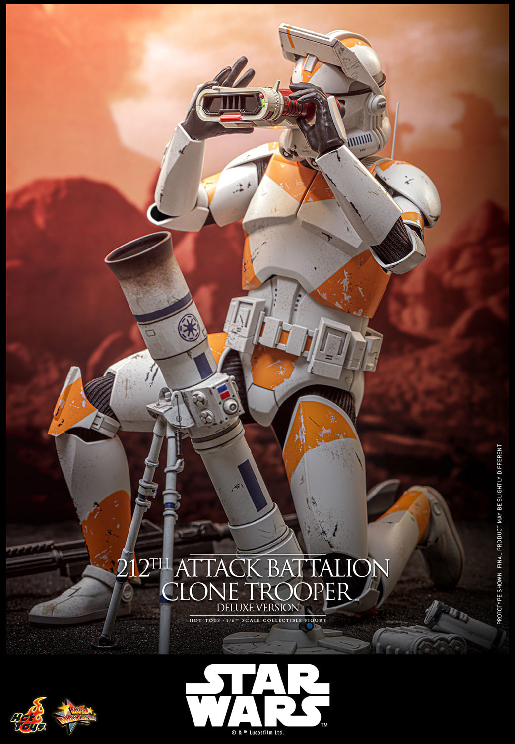 Pre-Order: Star Wars: Revenge of the Sith MMS852 212th Attack Battalion Clone Trooper Deluxe Ver. 1/6th Scale Collectible Figure