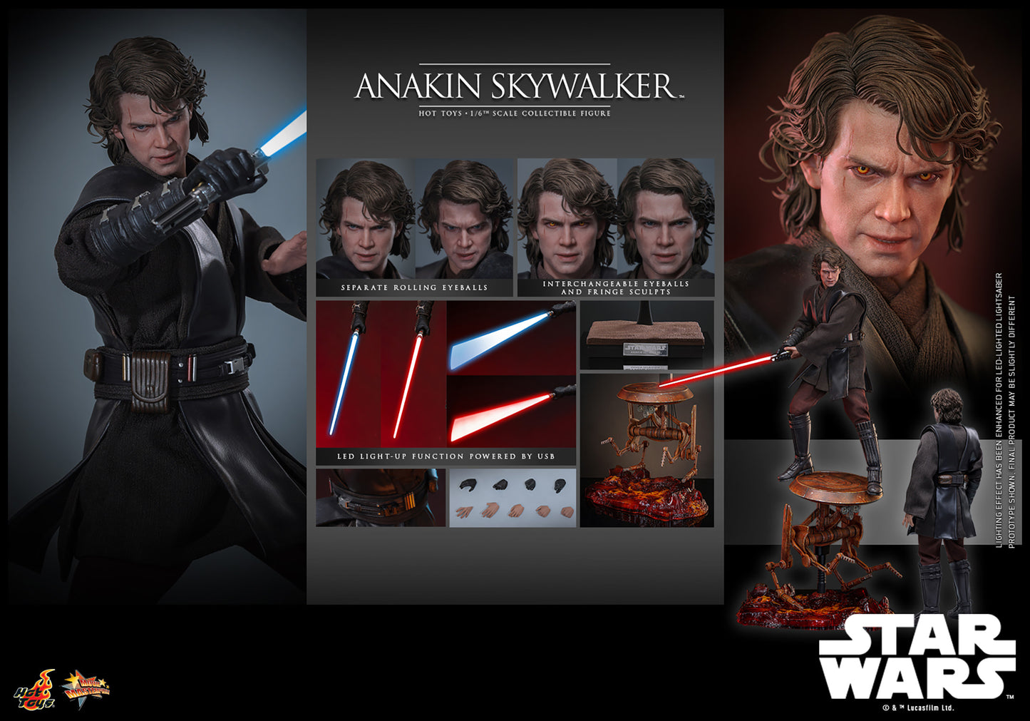Pre-Order: MMS839 Star Wars: Revenge of the Sith - Anakin Skywalker