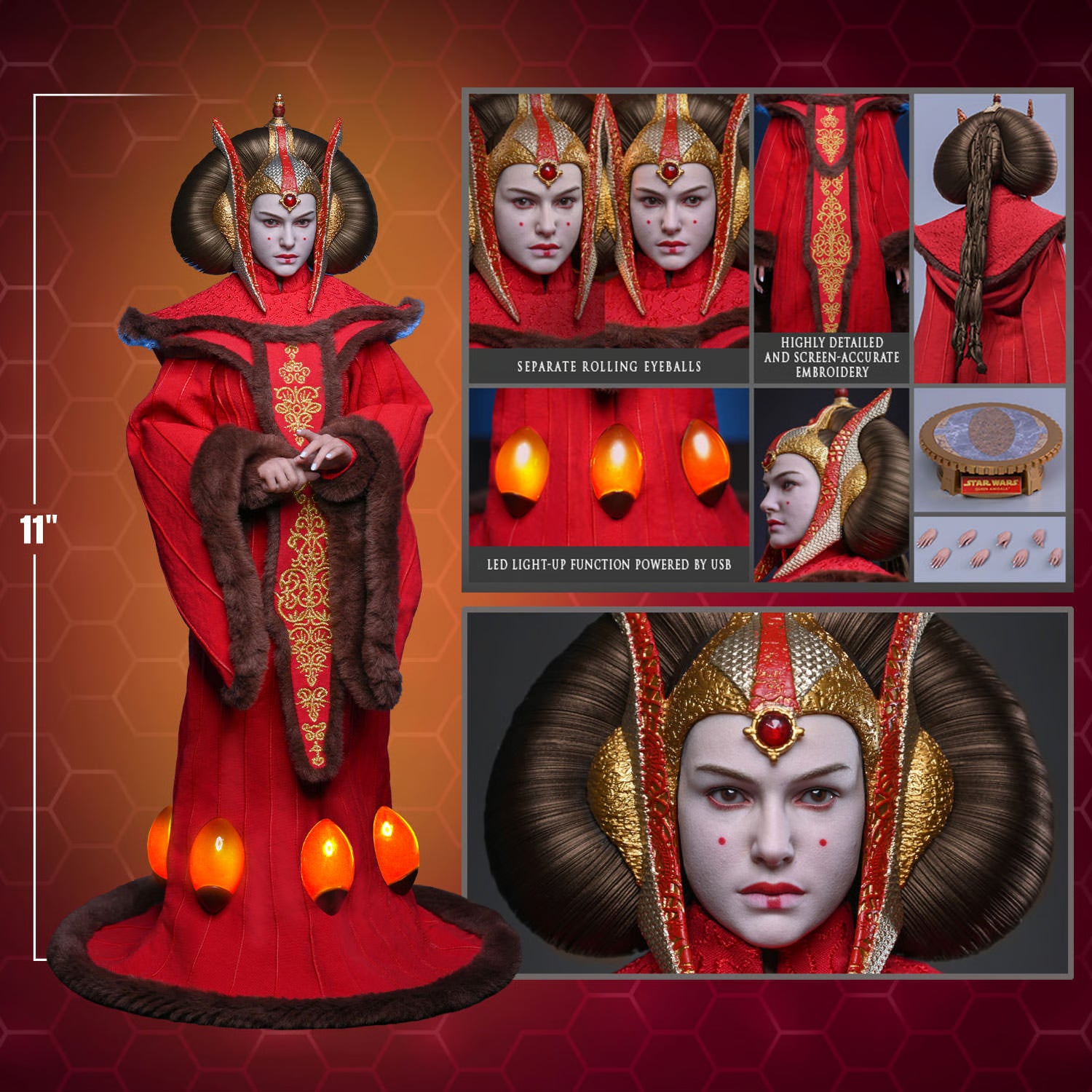 Pre-Order: Star Wars: The Phantom Menace MMS883 Queen Amidala 1