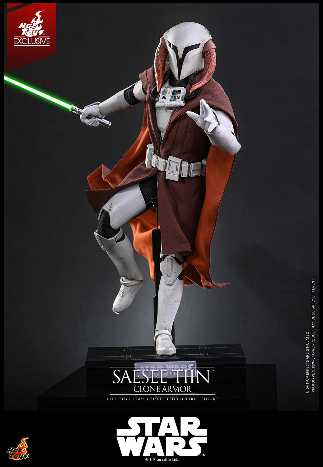 Star Wars: Clone Wars TMS168 Saesee Tiin (Clone Armor) 1/6th Scale Collectible Figure