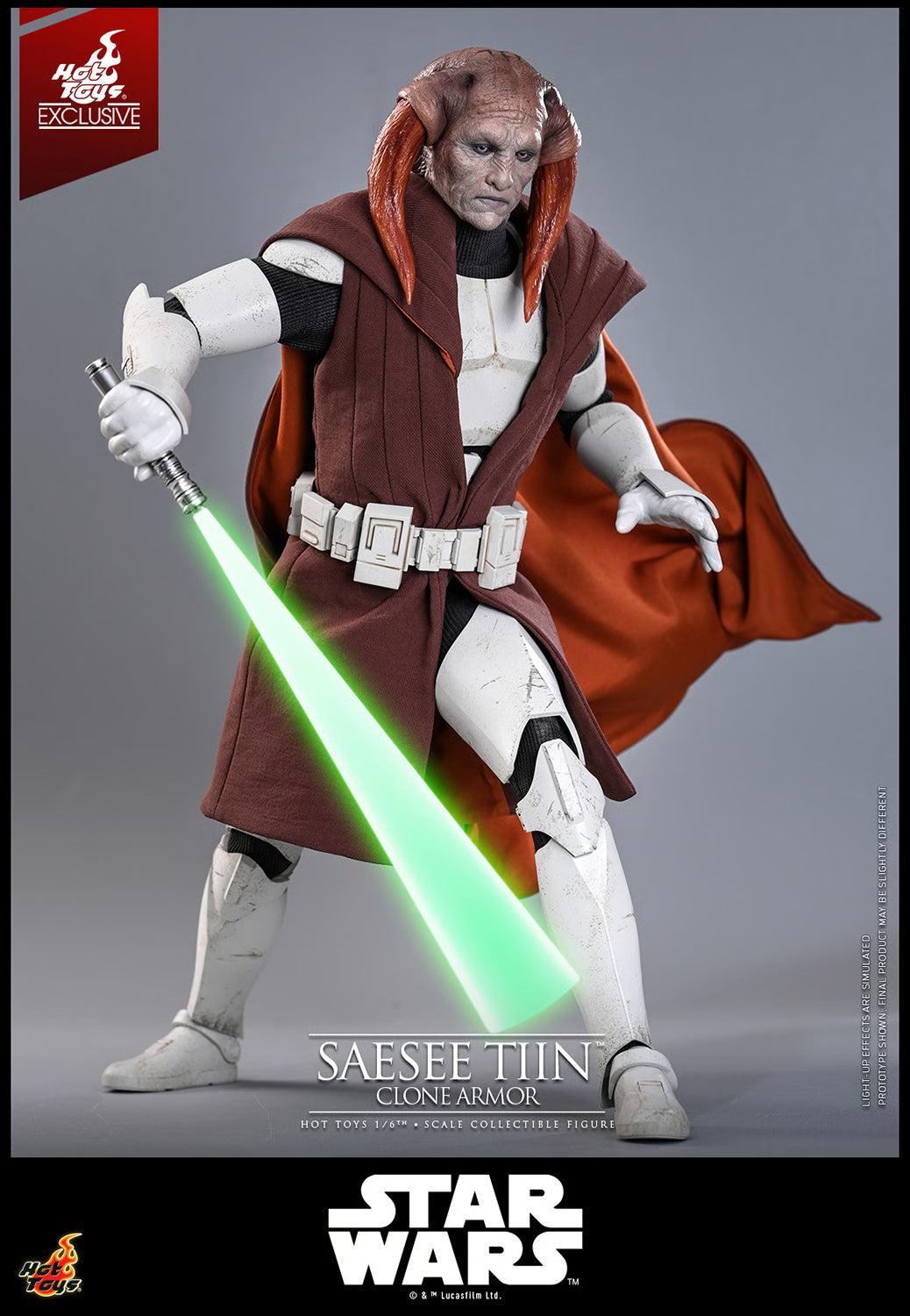 Star Wars: Clone Wars TMS168 Saesee Tiin (Clone Armor) 1/6th Scale Collectible Figure