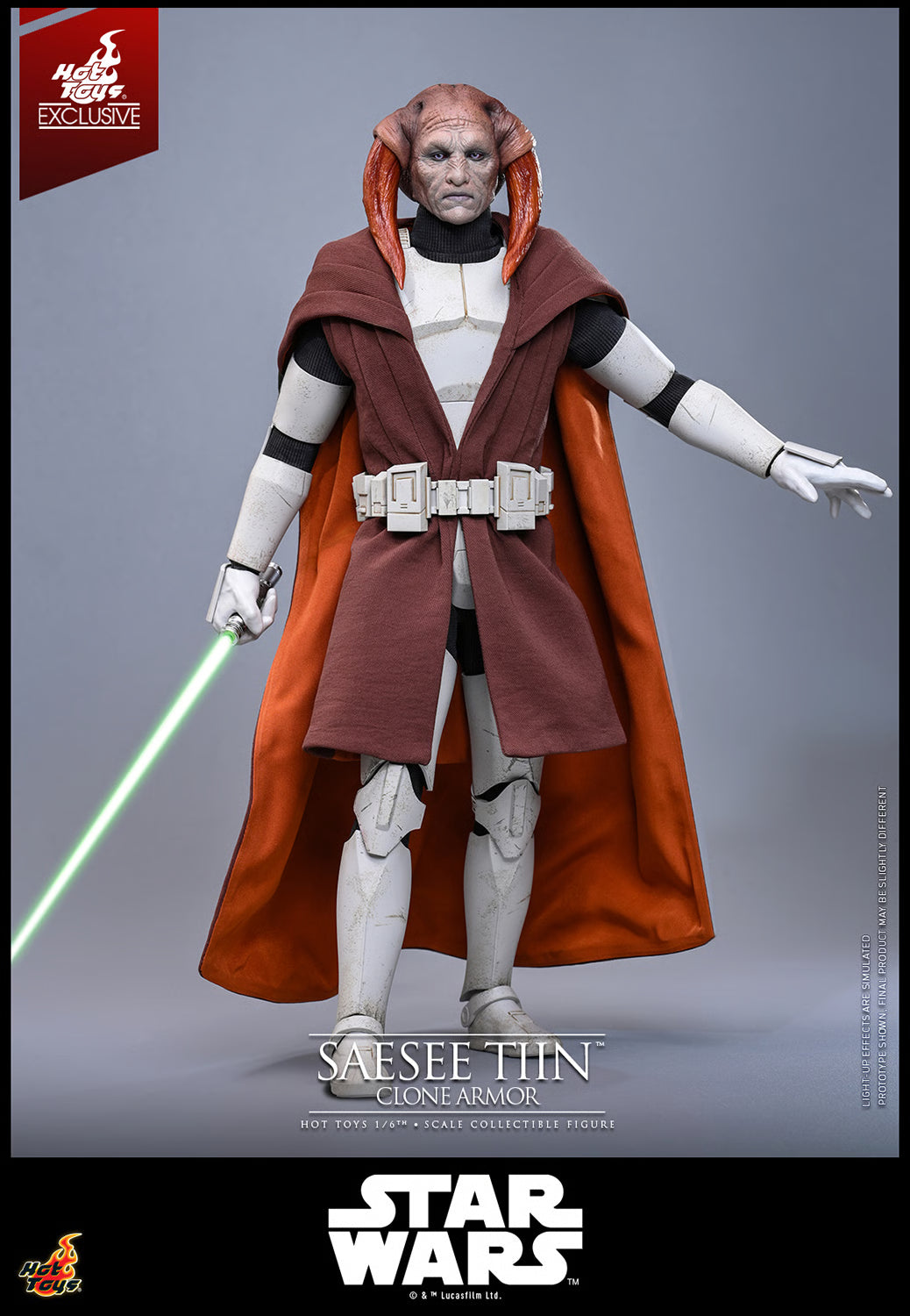 Star Wars: Clone Wars TMS168 Saesee Tiin (Clone Armor) 1/6th Scale Collectible Figure