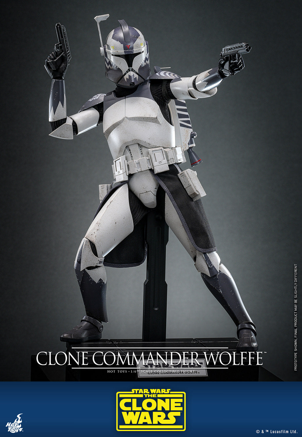 Pre-Order - Star Wars: The Clone Wars TMS141 Clone Commander Wolffe 1/6th Scale Collectible Figure
