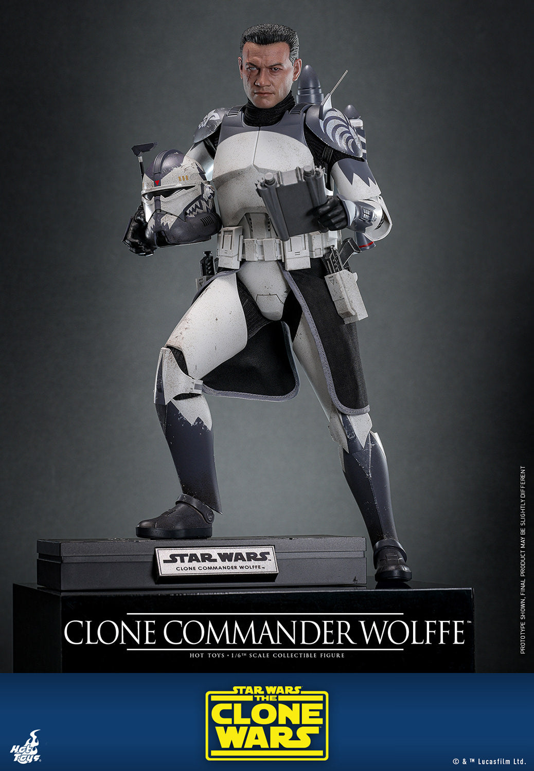 Pre-Order - Star Wars: The Clone Wars TMS141 Clone Commander Wolffe 1/6th Scale Collectible Figure