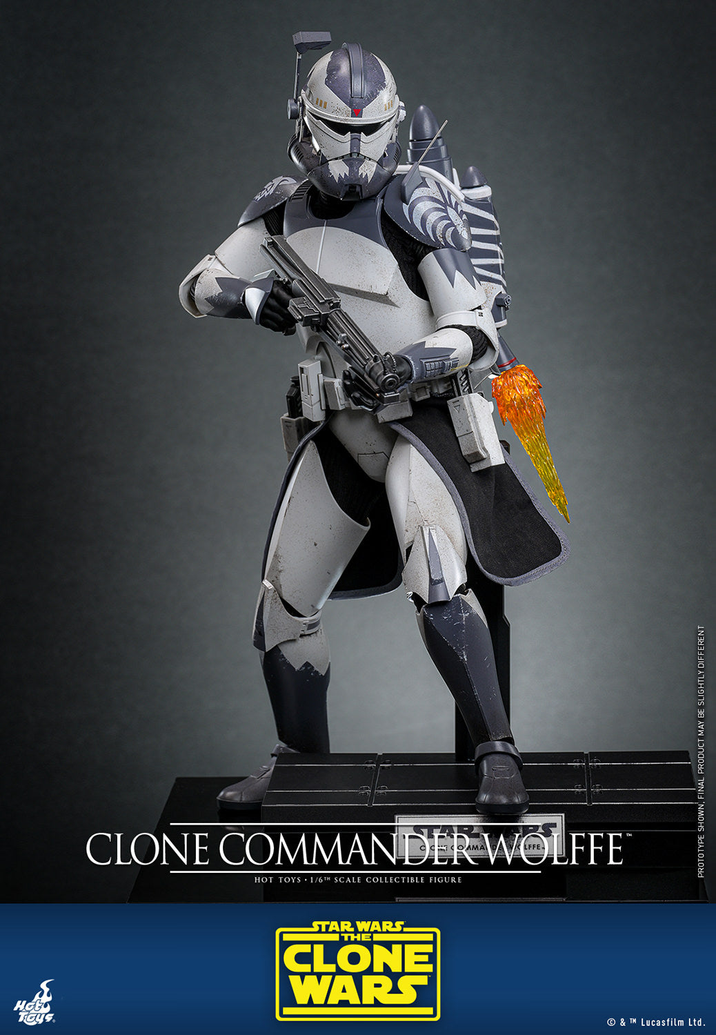 Pre-Order - Star Wars: The Clone Wars TMS141 Clone Commander Wolffe 1/6th Scale Collectible Figure