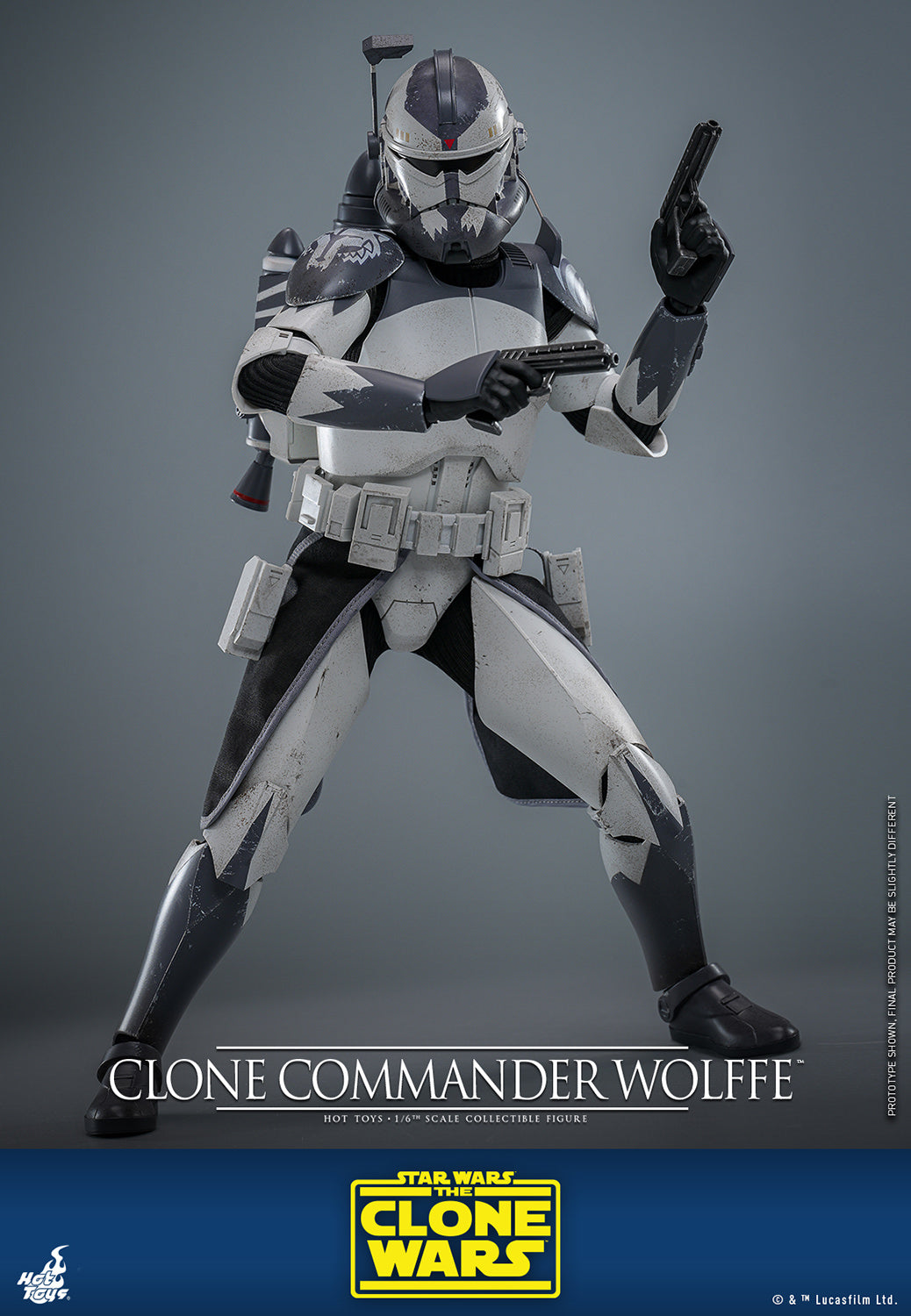 Pre-Order - Star Wars: The Clone Wars TMS141 Clone Commander Wolffe 1/6th Scale Collectible Figure