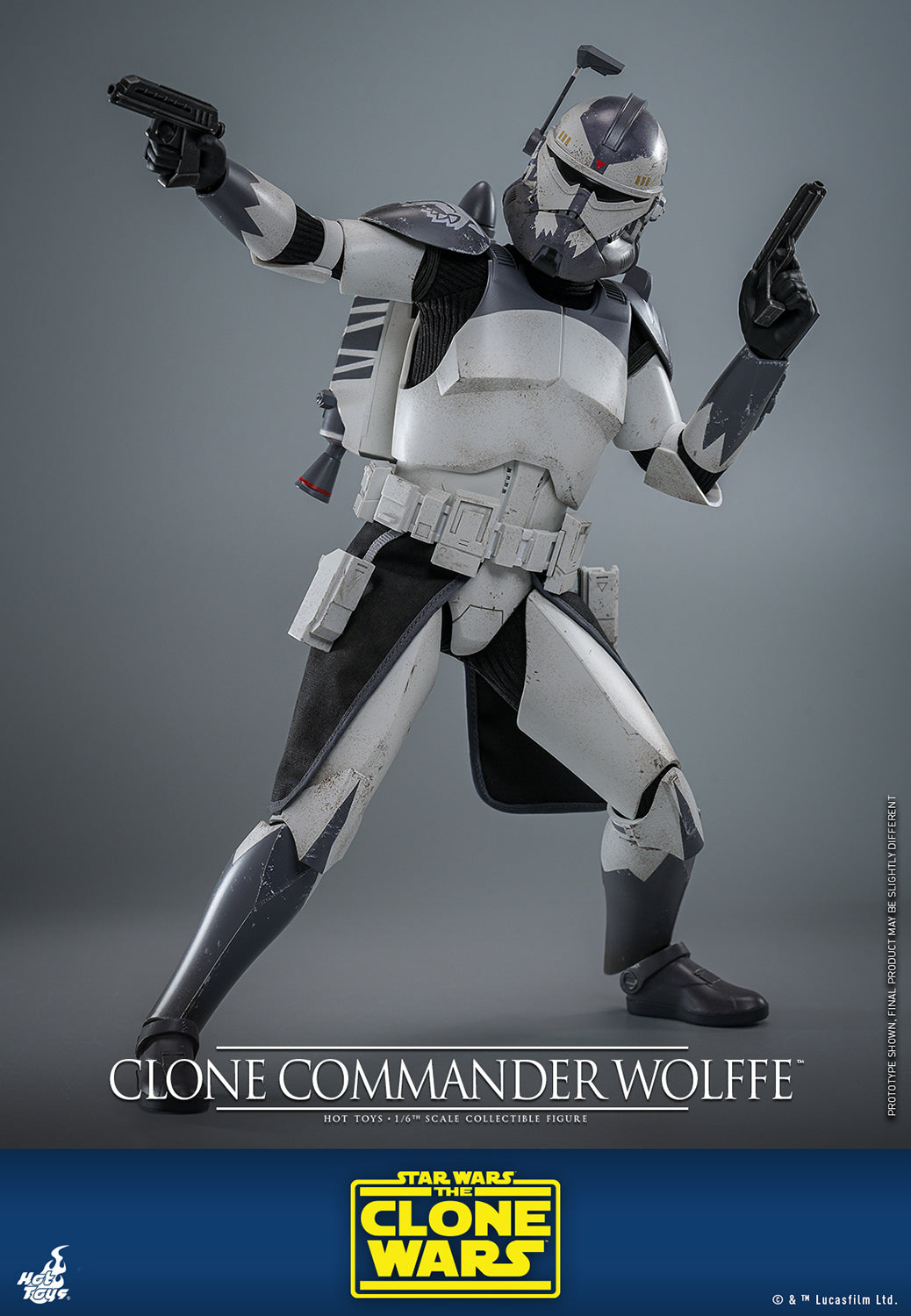 Pre-Order - Star Wars: The Clone Wars TMS141 Clone Commander Wolffe 1/6th Scale Collectible Figure