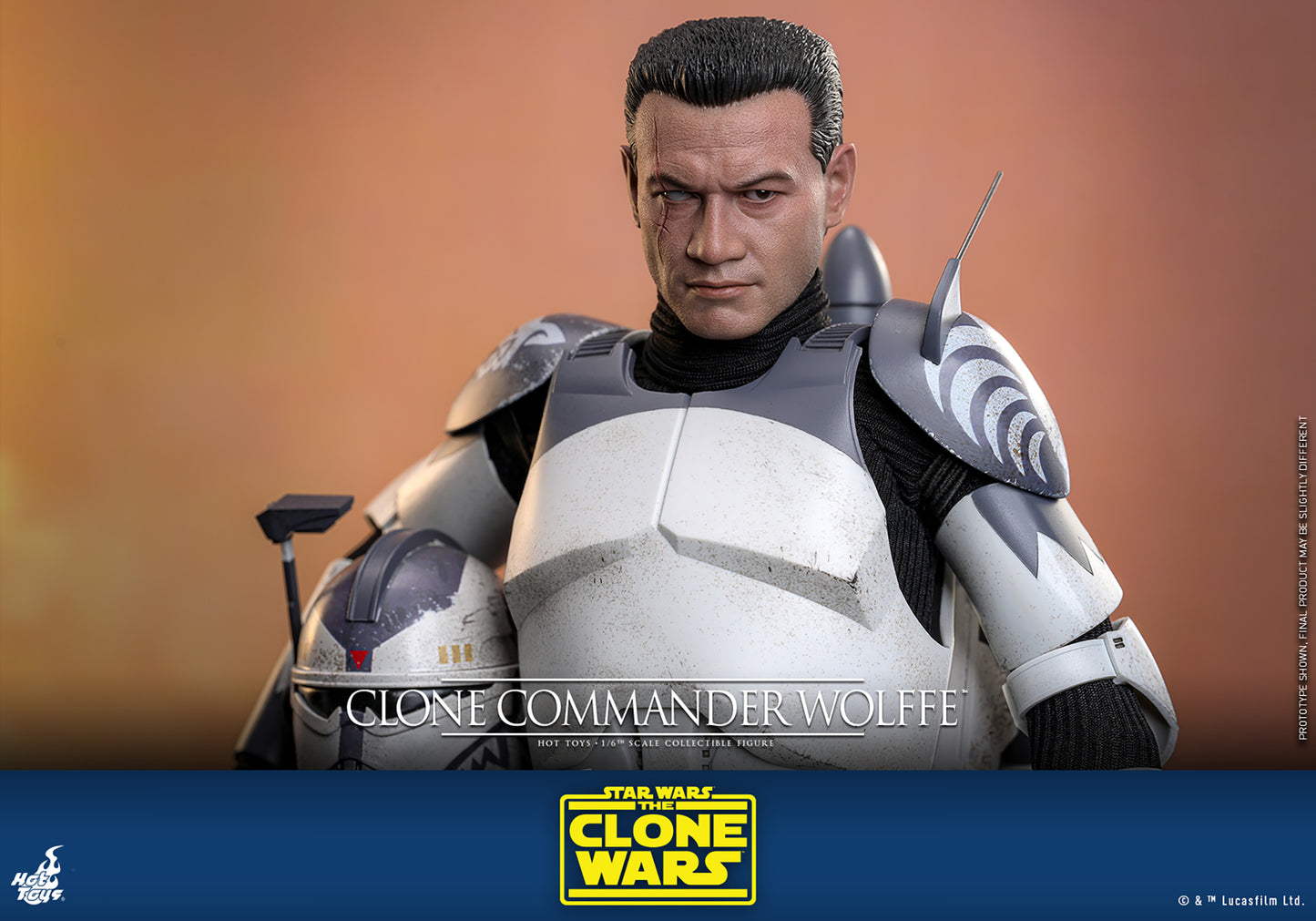 Pre-Order - Star Wars: The Clone Wars TMS141 Clone Commander Wolffe 1/6th Scale Collectible Figure