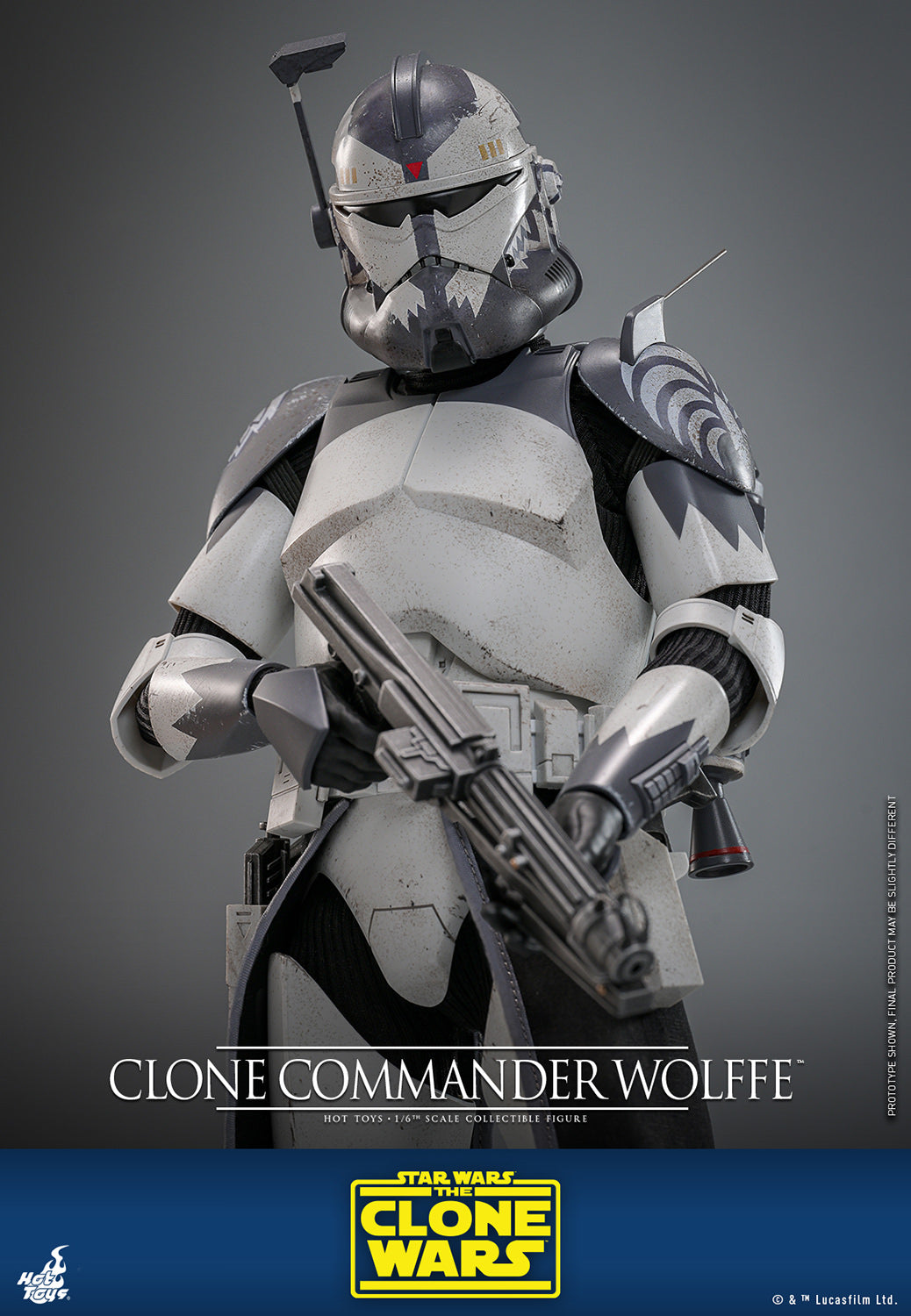 Pre-Order - Star Wars: The Clone Wars TMS141 Clone Commander Wolffe 1/6th Scale Collectible Figure