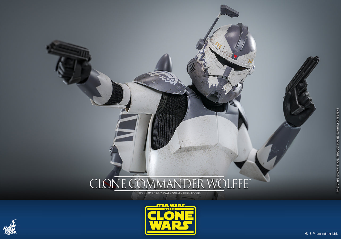 Pre-Order - Star Wars: The Clone Wars TMS141 Clone Commander Wolffe 1/6th Scale Collectible Figure