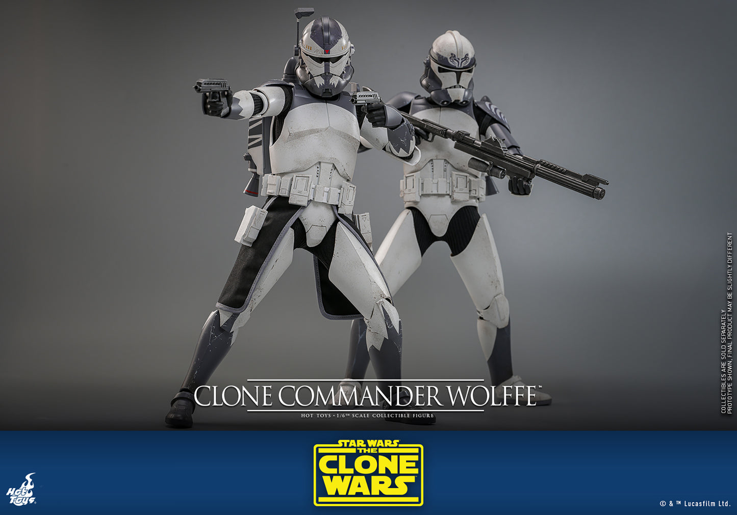 Pre-Order - Star Wars: The Clone Wars TMS141 Clone Commander Wolffe 1/6th Scale Collectible Figure