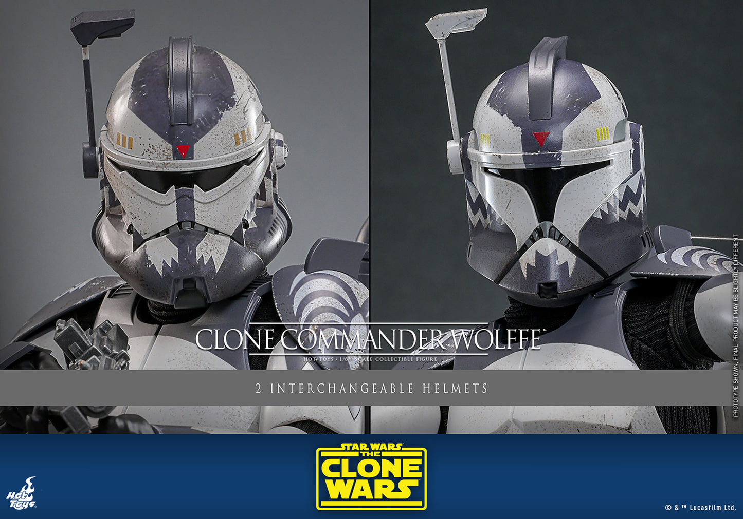 Pre-Order - Star Wars: The Clone Wars TMS141 Clone Commander Wolffe 1/6th Scale Collectible Figure