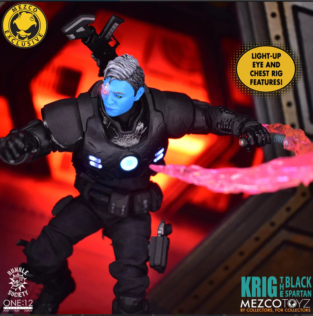 One:12 Mezco Krig the Black Spartan Toyz Fair 2021: Exclusive