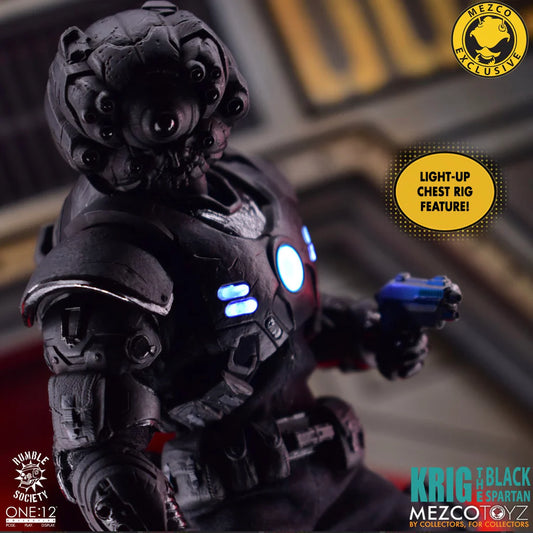 One:12 Mezco Krig the Black Spartan Toyz Fair 2021: Exclusive