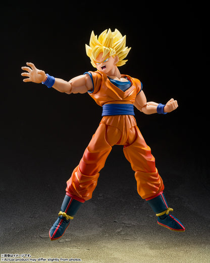 PRE-ORDER - S.H. Figuarts Dragon Ball Z - Super Saiyan Son Goku -Dawn of the Decisive Battle