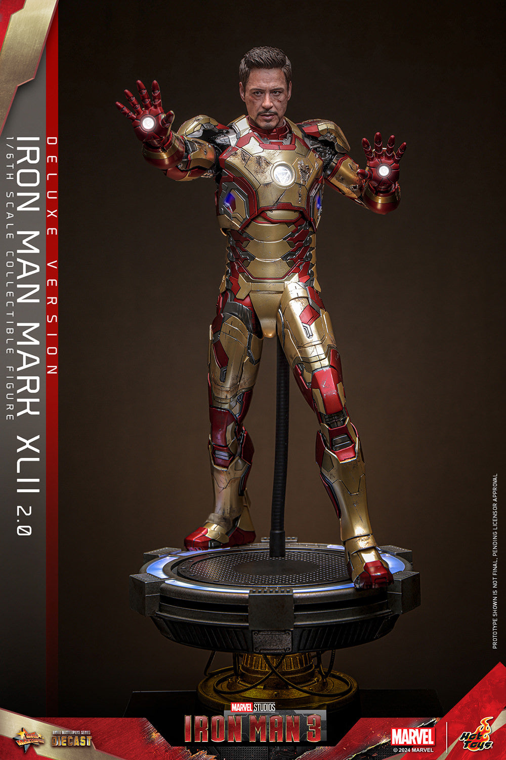 Pre-Order - Iron Man 3 MMS758D65B Iron Man Mark XLII (2.0) Deluxe 1/6th Scale Collectible Figure
