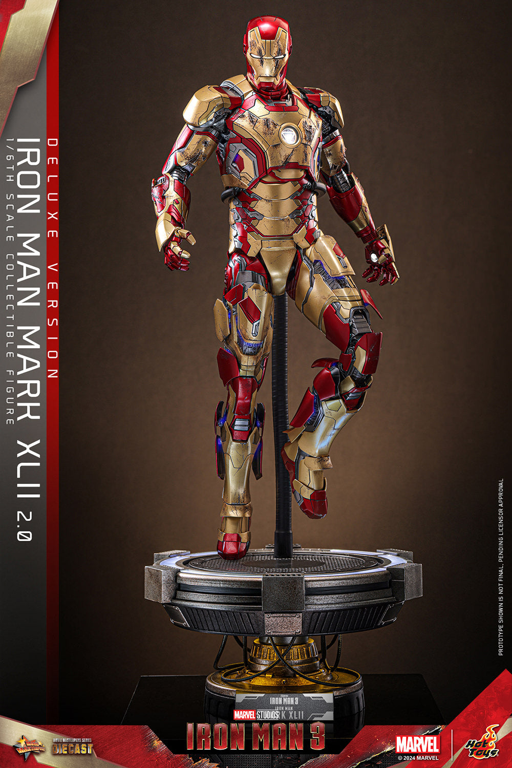 Pre-Order - Iron Man 3 MMS758D65B Iron Man Mark XLII (2.0) Deluxe 1/6th Scale Collectible Figure