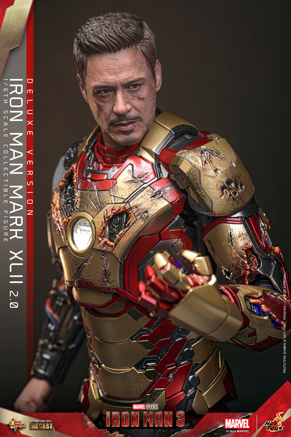 Pre-Order - Iron Man 3 MMS758D65B Iron Man Mark XLII (2.0) Deluxe 1/6th Scale Collectible Figure