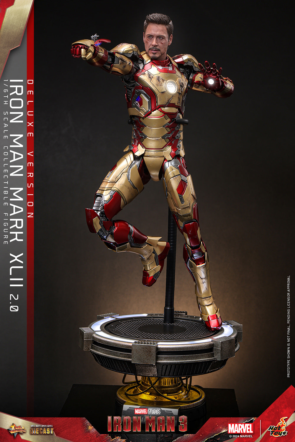 Pre-Order - Iron Man 3 MMS758D65B Iron Man Mark XLII (2.0) Deluxe 1/6th Scale Collectible Figure