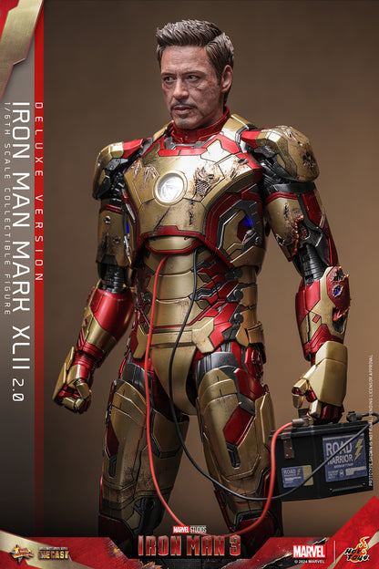 Pre-Order - Iron Man 3 MMS758D65B Iron Man Mark XLII (2.0) Deluxe 1/6th Scale Collectible Figure
