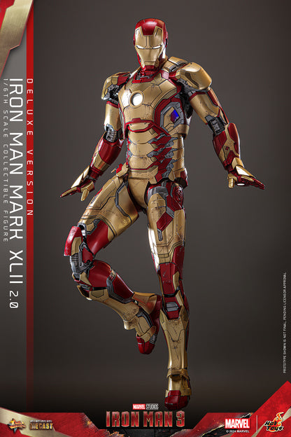 Pre-Order - Iron Man 3 MMS758D65B Iron Man Mark XLII (2.0) Deluxe 1/6th Scale Collectible Figure