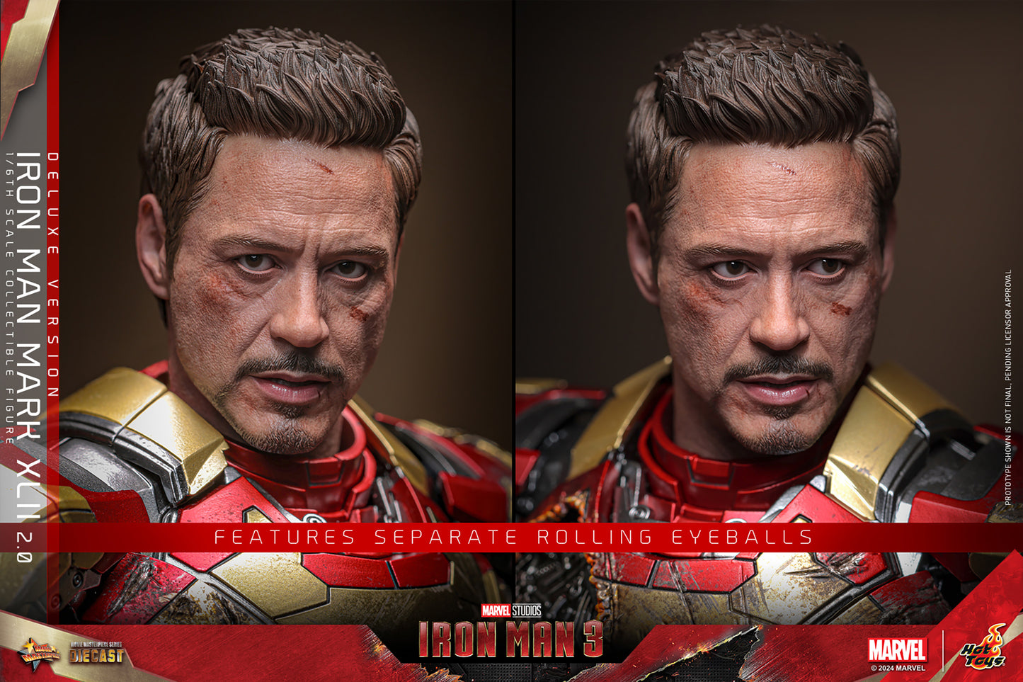 Pre-Order - Iron Man 3 MMS758D65B Iron Man Mark XLII (2.0) Deluxe 1/6th Scale Collectible Figure
