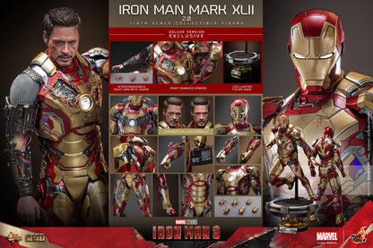 Pre-Order - Iron Man 3 MMS758D65B Iron Man Mark XLII (2.0) Deluxe 1/6th Scale Collectible Figure