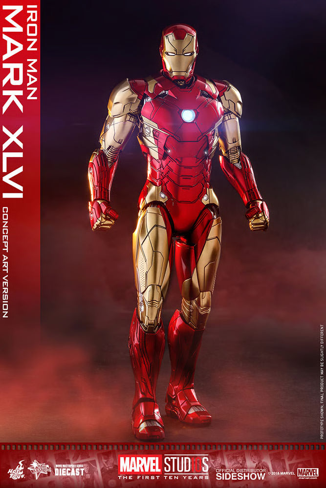 Iron Man MMS489D25 Iron Man Mark XLVI Concept Art Ver. 1/6th Scale Exclusive Collectible Figure