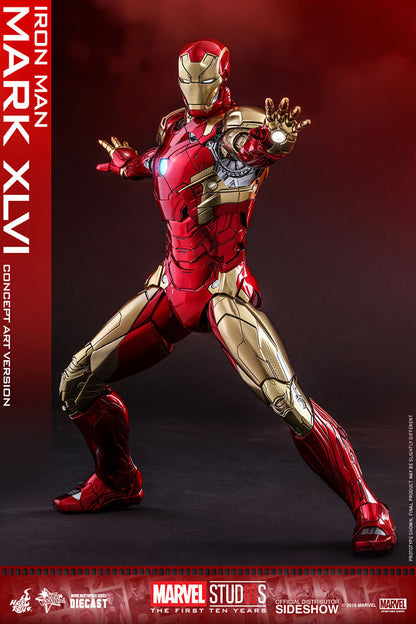Iron Man MMS489D25 Iron Man Mark XLVI Concept Art Ver. 1/6th Scale Exclusive Collectible Figure