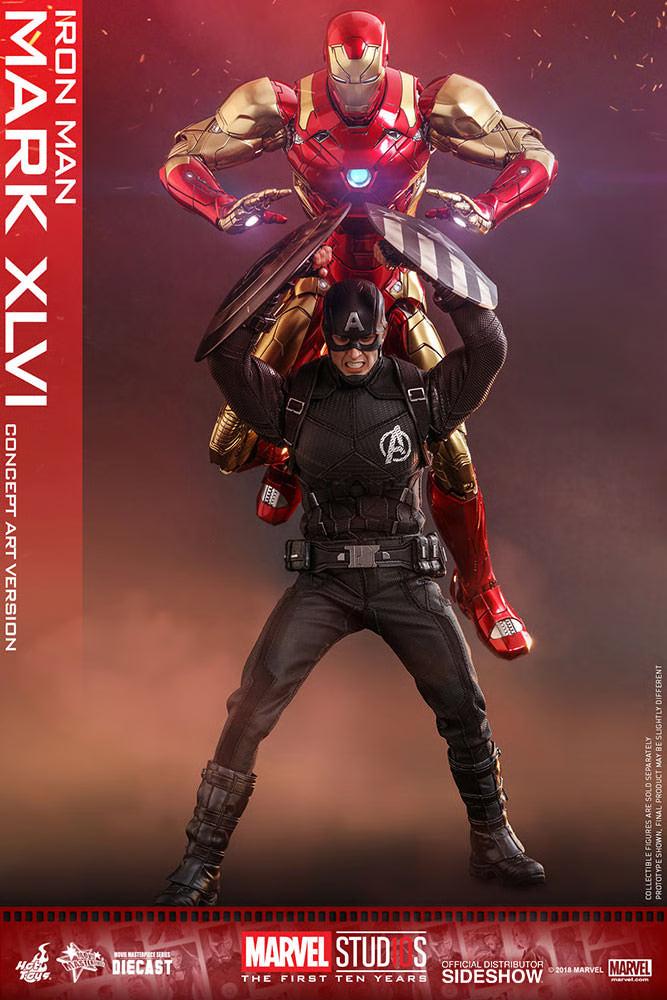 Iron Man MMS489D25 Iron Man Mark XLVI Concept Art Ver. 1/6th Scale Exclusive Collectible Figure