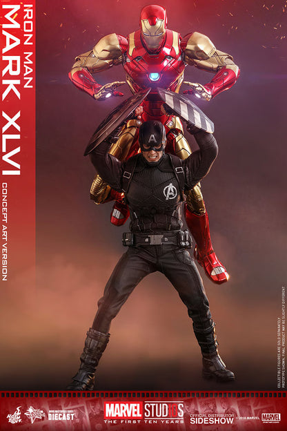 Iron Man MMS489D25 Iron Man Mark XLVI Concept Art Ver. 1/6th Scale Exclusive Collectible Figure