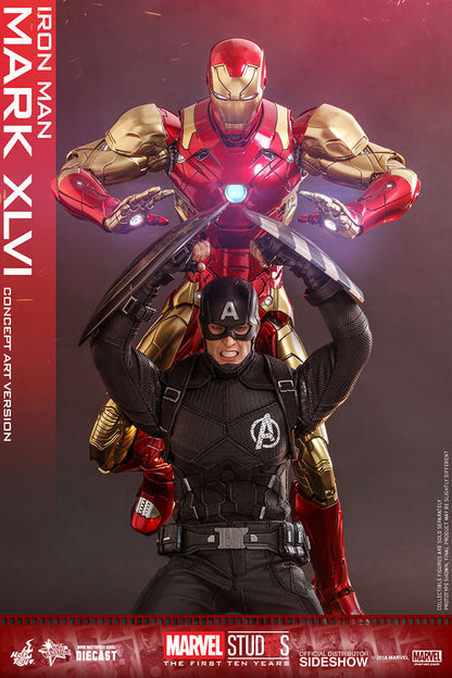 Iron Man MMS489D25 Iron Man Mark XLVI Concept Art Ver. 1/6th Scale Exclusive Collectible Figure
