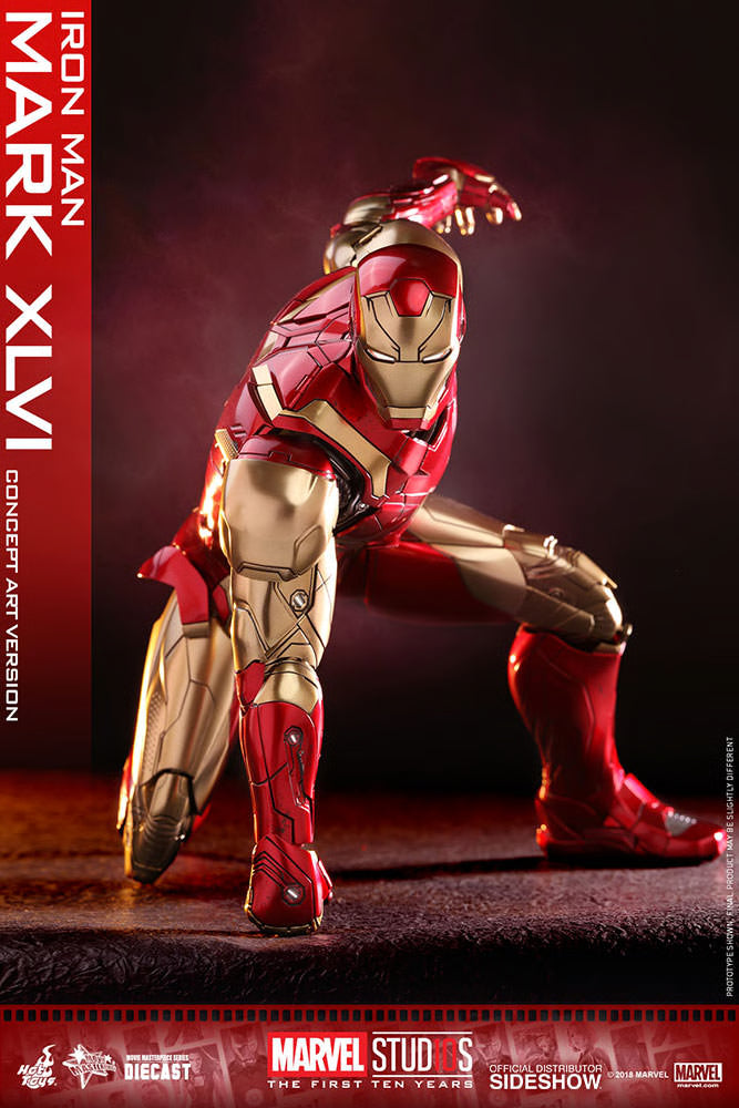 Iron Man MMS489D25 Iron Man Mark XLVI Concept Art Ver. 1/6th Scale Exclusive Collectible Figure