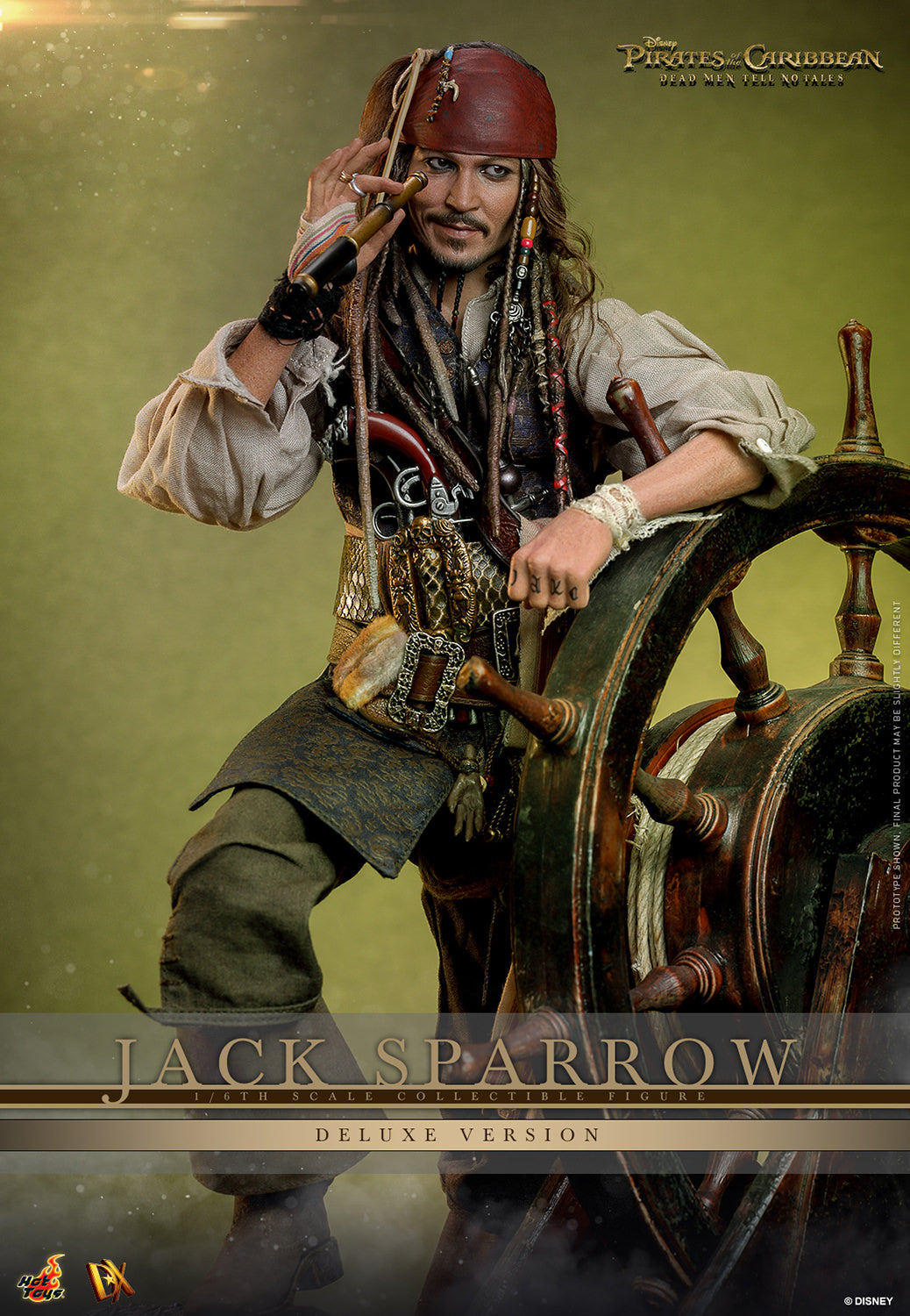 PRE-ORDER - Pirates of the Caribbean: Dead Men Tell No Tales DX38 Captain Jack Sparrow (Deluxe Ver.) 1/6th Scale Collectible Figure