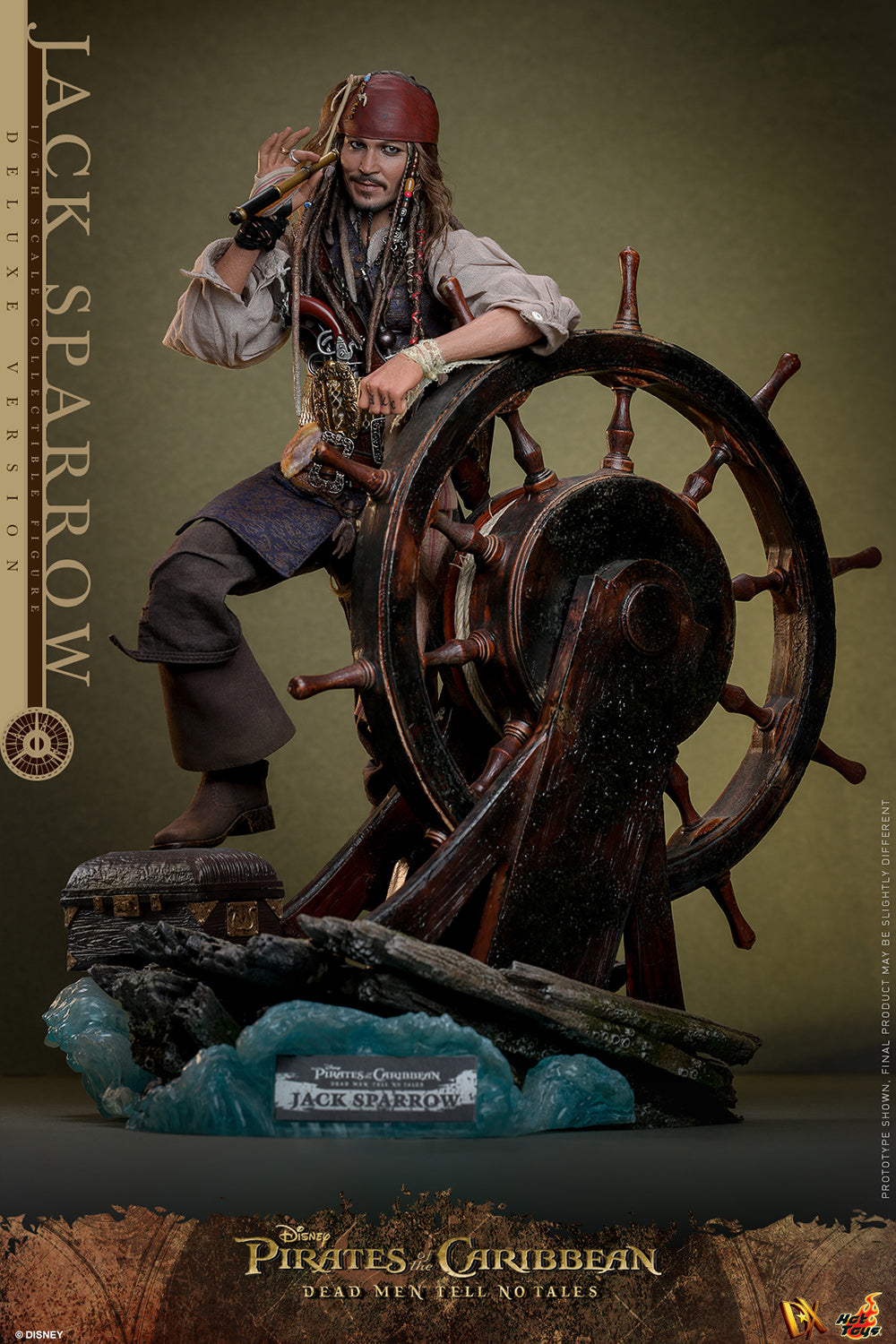PRE-ORDER - Pirates of the Caribbean: Dead Men Tell No Tales DX38 Captain Jack Sparrow (Deluxe Ver.) 1/6th Scale Collectible Figure