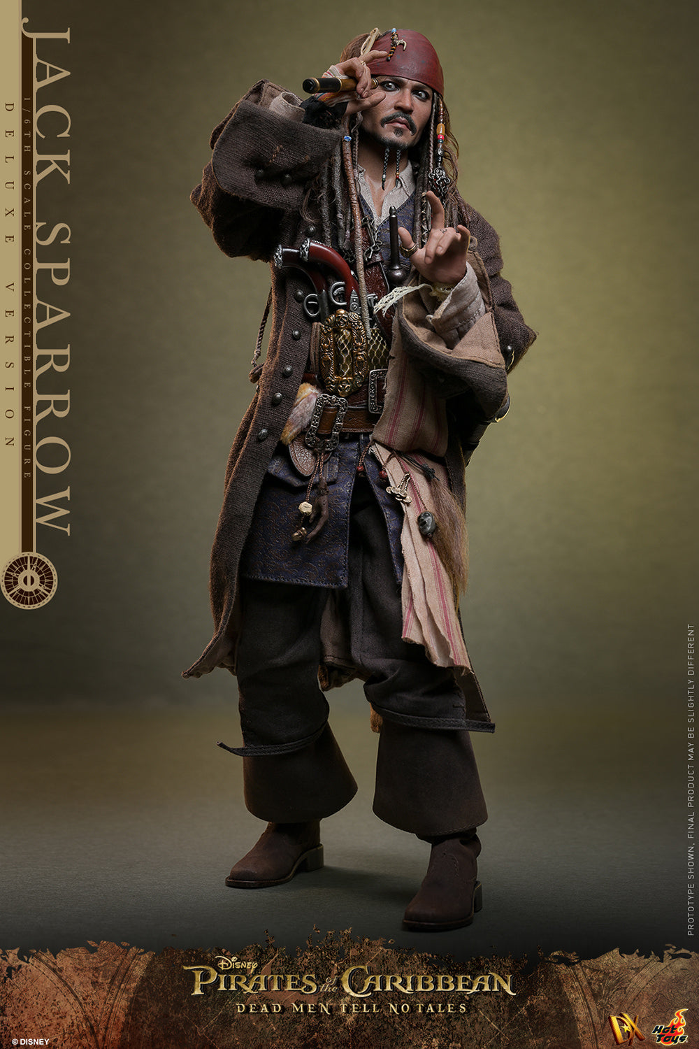 PRE-ORDER - Pirates of the Caribbean: Dead Men Tell No Tales DX38 Captain Jack Sparrow (Deluxe Ver.) 1/6th Scale Collectible Figure