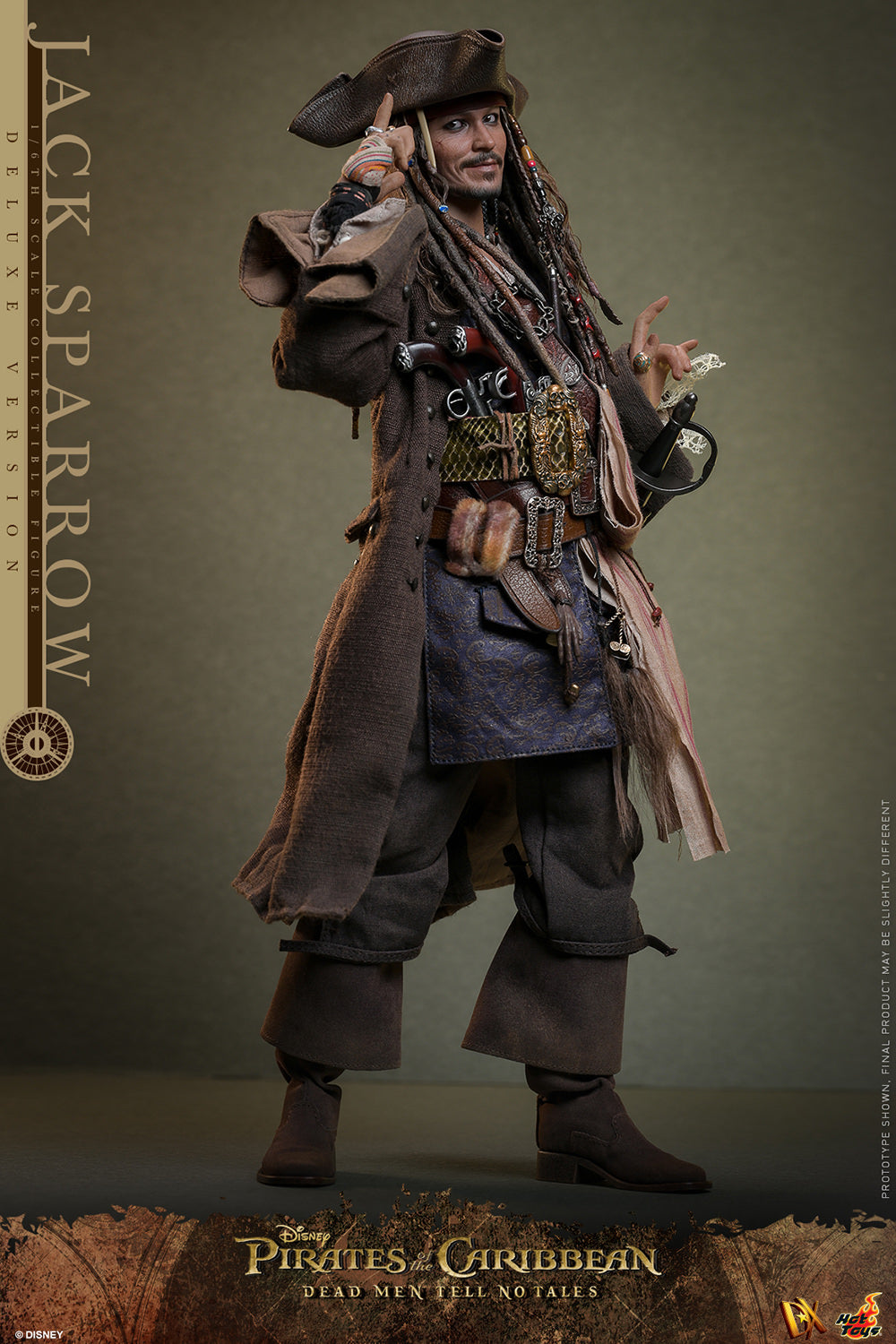PRE-ORDER - Pirates of the Caribbean: Dead Men Tell No Tales DX38 Captain Jack Sparrow (Deluxe Ver.) 1/6th Scale Collectible Figure