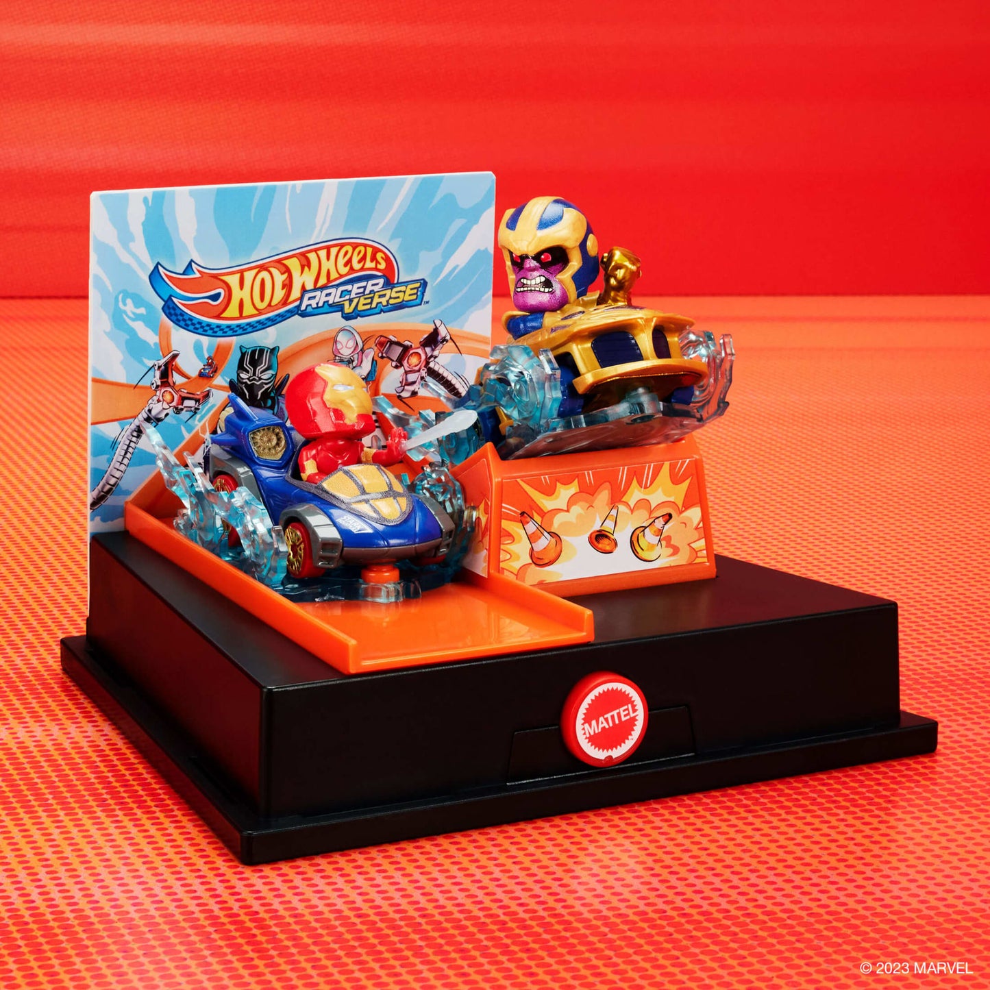 Hot Wheels RacerVerse Thanos & Iron Man Set