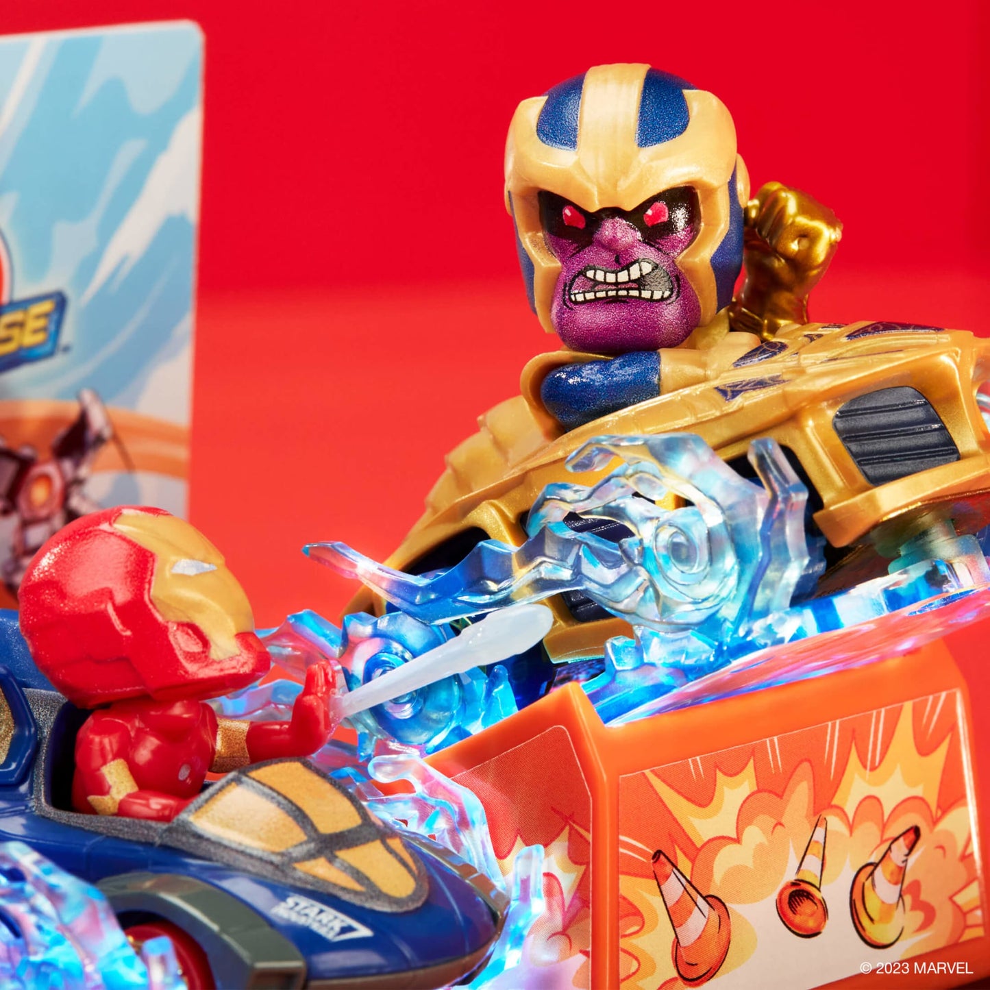 Hot Wheels RacerVerse Thanos & Iron Man Set