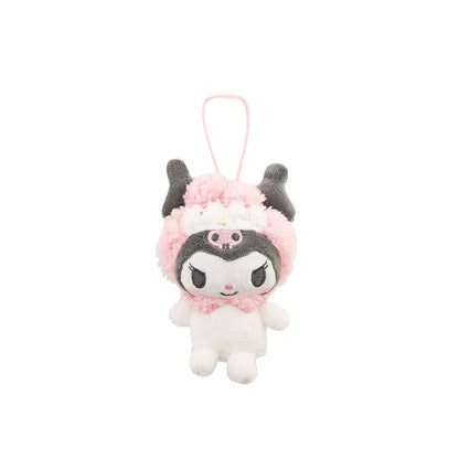 Kuromi Transform into a friend Mischievous mascot Keychain 11cm