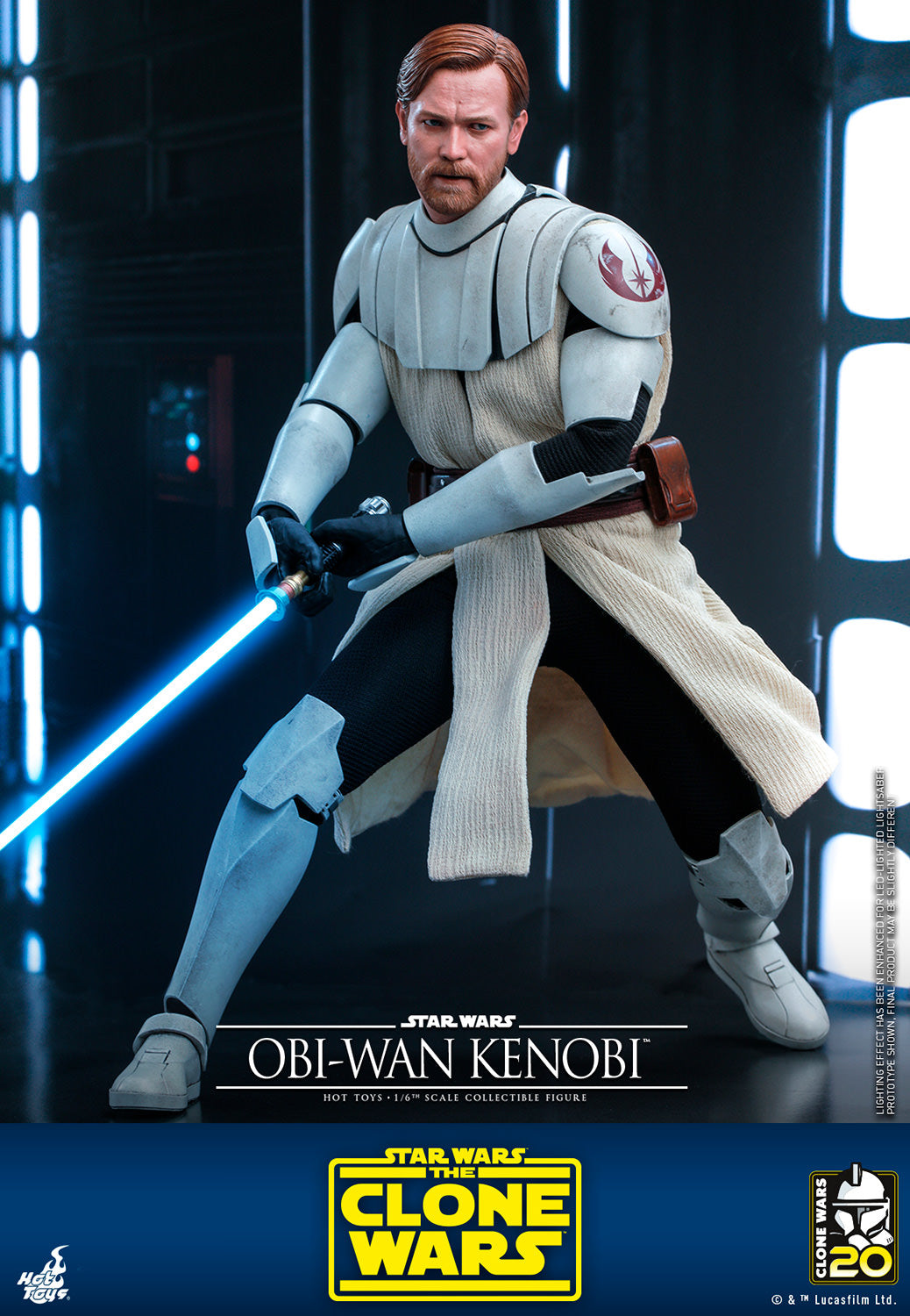 Star Wars: The Clone Wars TMS095 Obi-Wan Kenobi 1/6th Scale Figure