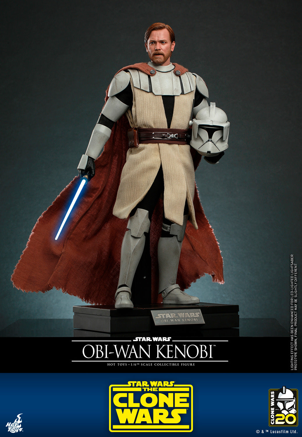 Star Wars: The Clone Wars TMS095 Obi-Wan Kenobi 1/6th Scale Figure